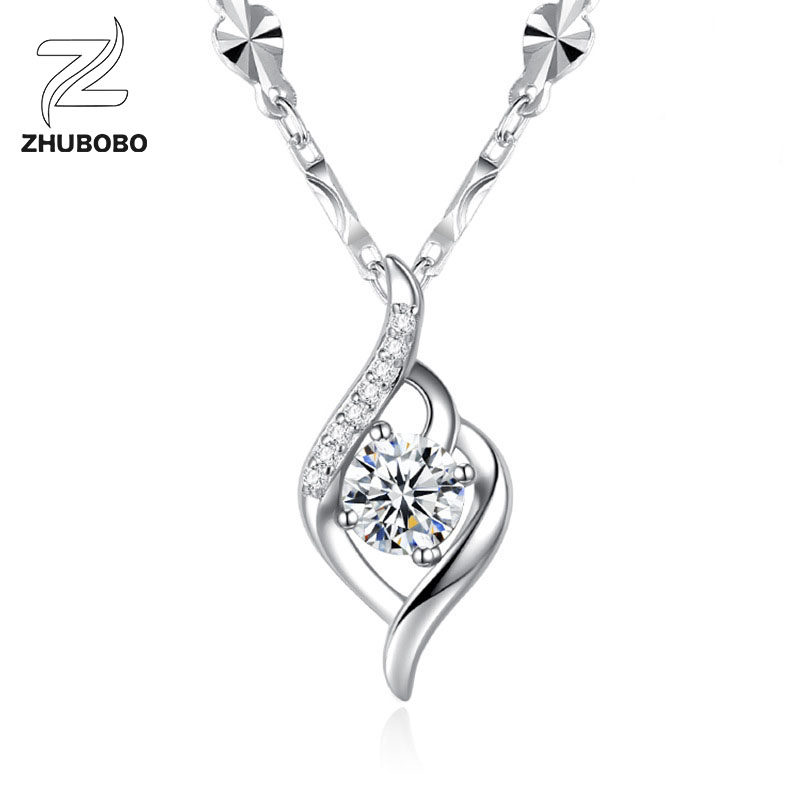 Zhubobo S925純銀丘比特之箭60分莫桑鑽頸鍊 主图 06 8