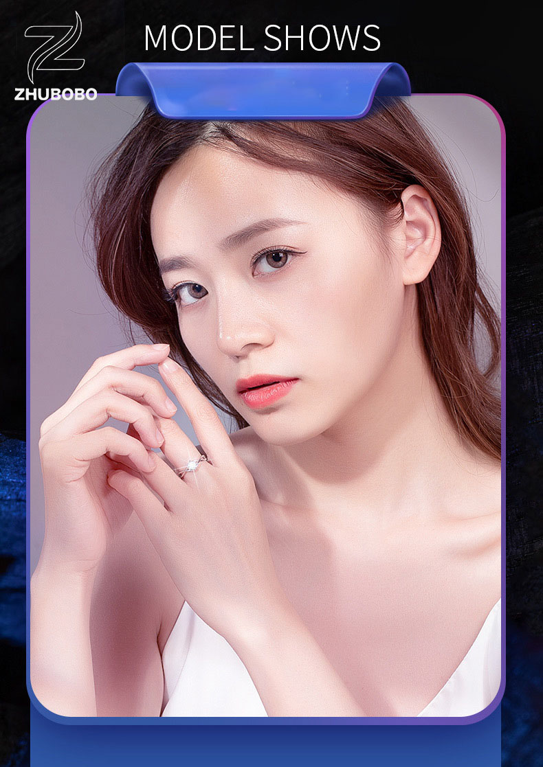 Zhubobo S925純銀天使之吻情侶戒指 详情 15