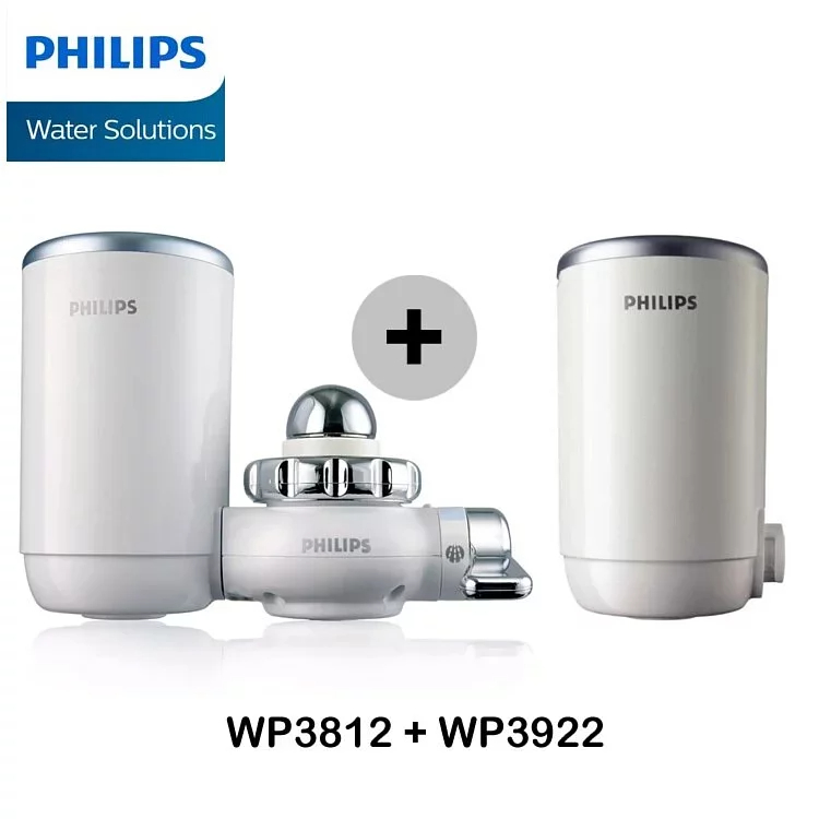 Philips 飛利浦 - WP3812 + WP3922 水龍頭過濾器 + 替換濾芯優惠套裝 800x