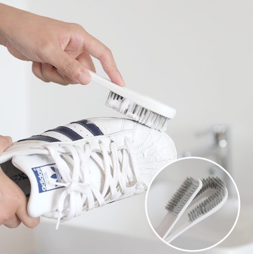 日本Imakara可拆分多功能鞋刷帆布鞋清潔刷長柄鞋刷洗鞋神器