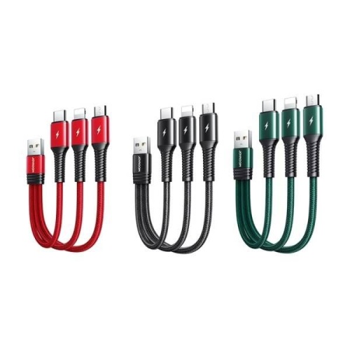 PickyEgg首頁 JOYROOM S-01530G9 3.5A 3合1 USB轉Micro USB + USB-C / Type-C