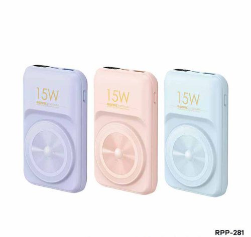 移動電源 RPP-281 馬卡龍 22.5W 無線充電連充電線移動電源