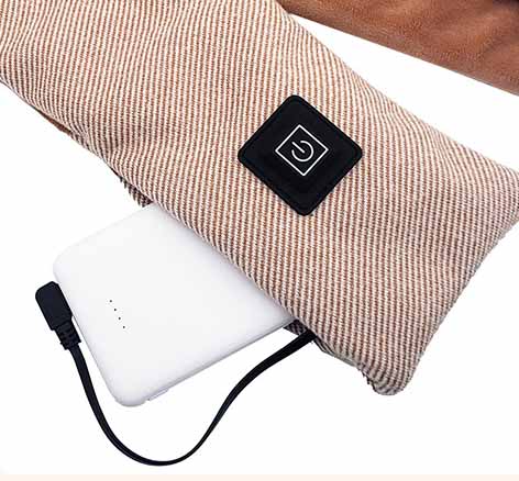 配足容量5000毫安充電寶可水洗發熱頸巾 13