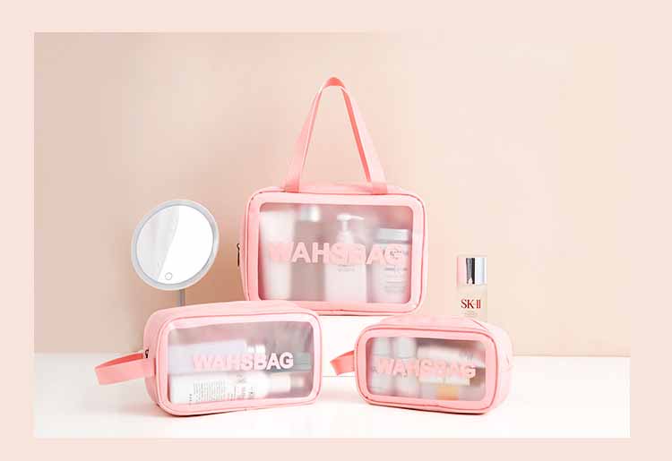 旅行磨砂透明防水化妝袋 详情 12 5