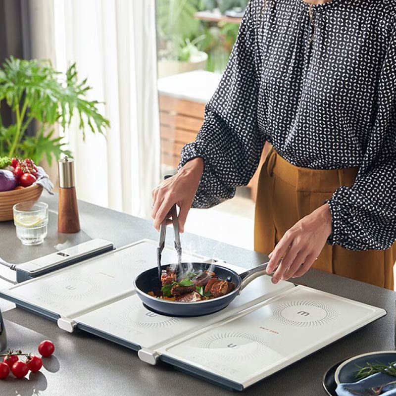 纖薄摺疊式暖菜板