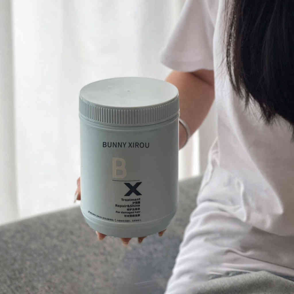 BUNNYXIROU免蒸柔順髮膜🌟奢華修護,重現水光瀑布髮🌟