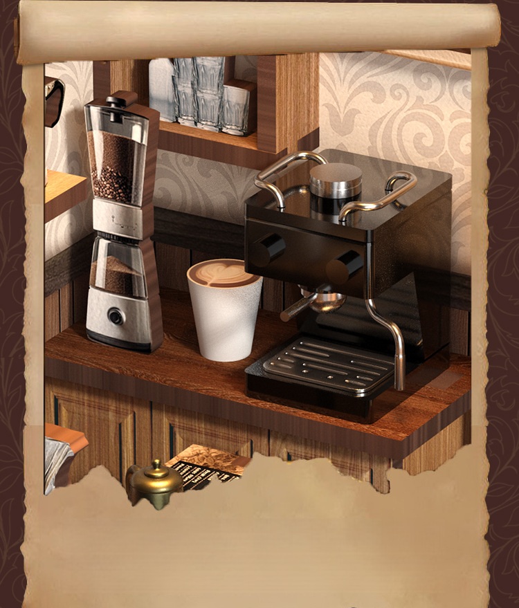 ðDIY小屋手工拼裝咖啡廳—迷你3D立體場景,打造你的夢幻咖啡時光ð 详情 07 25