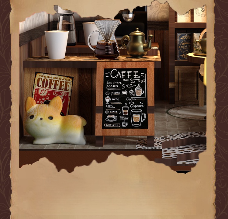 ðDIY小屋手工拼裝咖啡廳—迷你3D立體場景,打造你的夢幻咖啡時光ð 详情 08 25