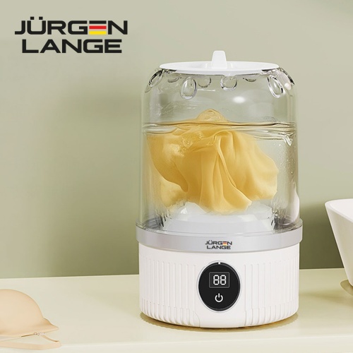 【JURGEN LANGE 無線迷你洗衣機】免插電便攜｜3000mAh超長續航｜強力波輪清洗｜專洗內衣襪｜旅行家居必備
