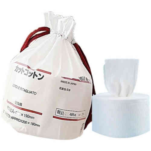 【無印良品】加厚化妝棉潔面巾（80抽/袋 x4袋）