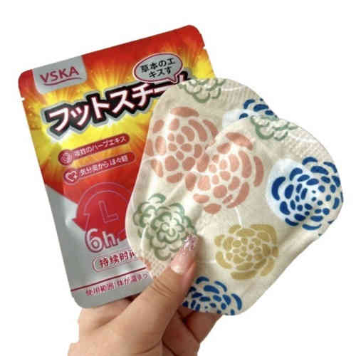 日本VSKA 蒸汽暖足貼—草本萃取，溫暖舒緩，一夜好眠(1貼/袋 x5袋)