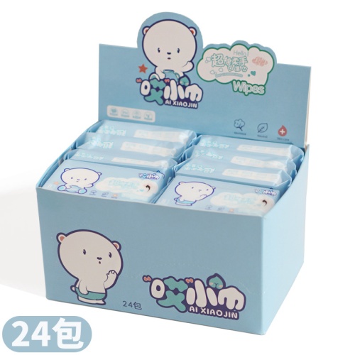 超迷你便攜濕紙巾（24包×8片裝）