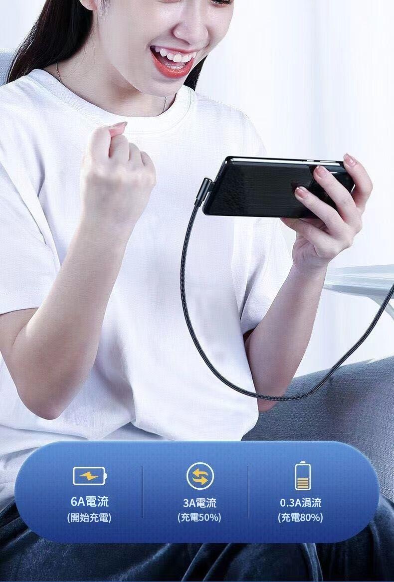详情-04 (1) 1.5米 90°彎頭快充Type-C線—遊戲充電冇問題!(x2條) - Image 3