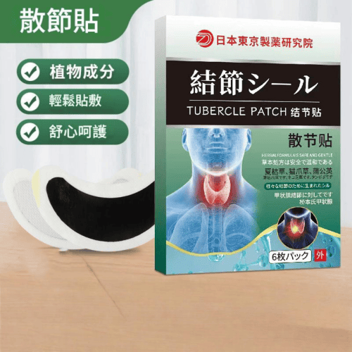 日本東京製藥喉嚨舒緩貼 6枚/盒X3