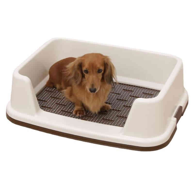 A (5) 【日本愛麗思IRIS】半封閉式狗廁所 - 51×39×15.4cm(長×寬×高)|三色可選(粉/藍/茶) - Image 6