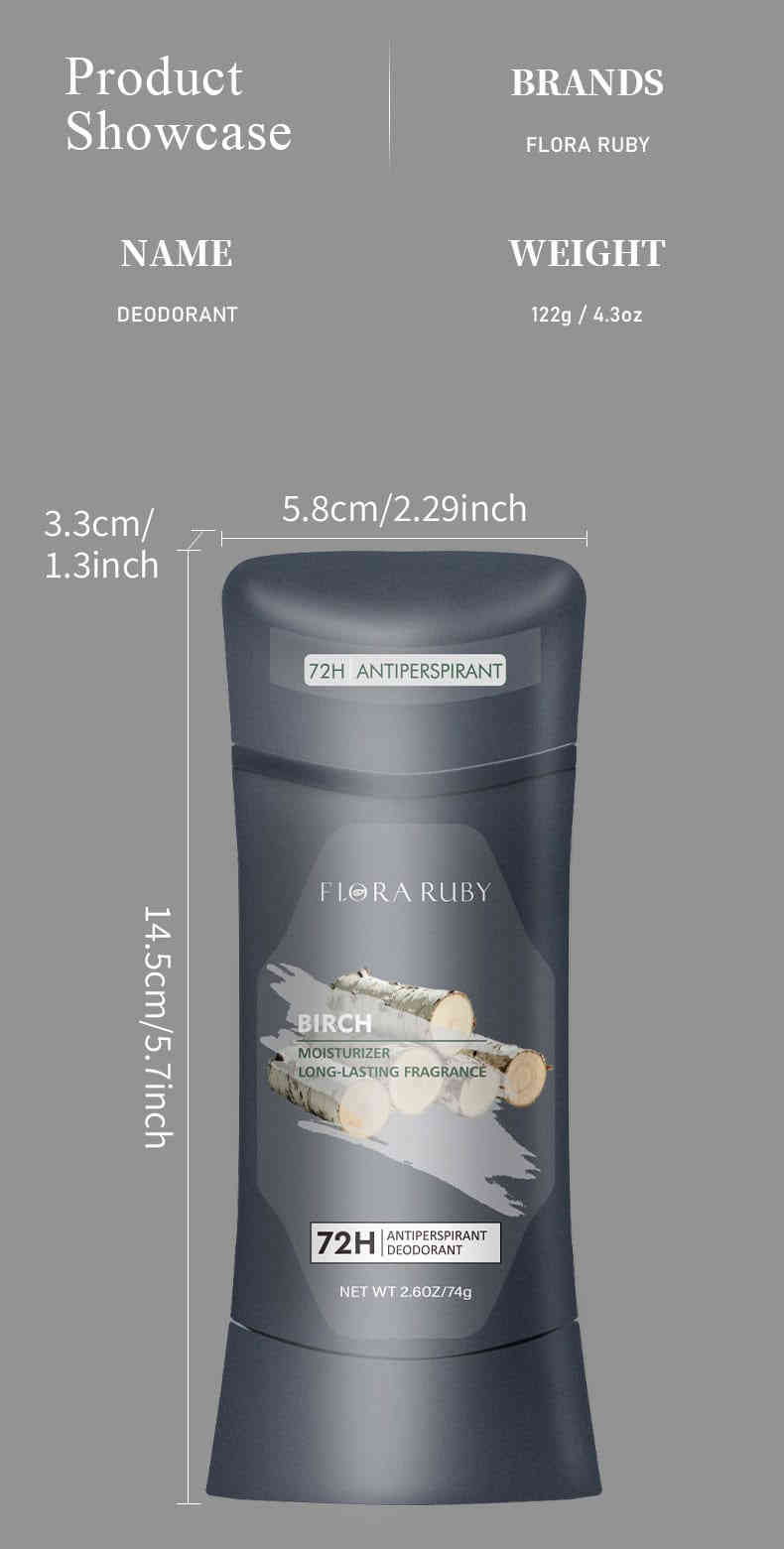 B (10) FLORA RUBY 72小時長效抑汗香體膏 74g/支 x2支 - 告別尷尬,自信隨行 - Image 10