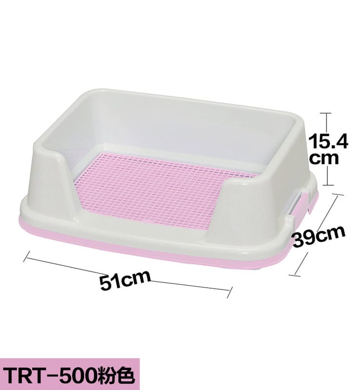 【日本愛麗思IRIS】半封閉式狗廁所 - 51×39×15.4cm(長×寬×高)|三色可選(粉/藍/茶) C 7 3