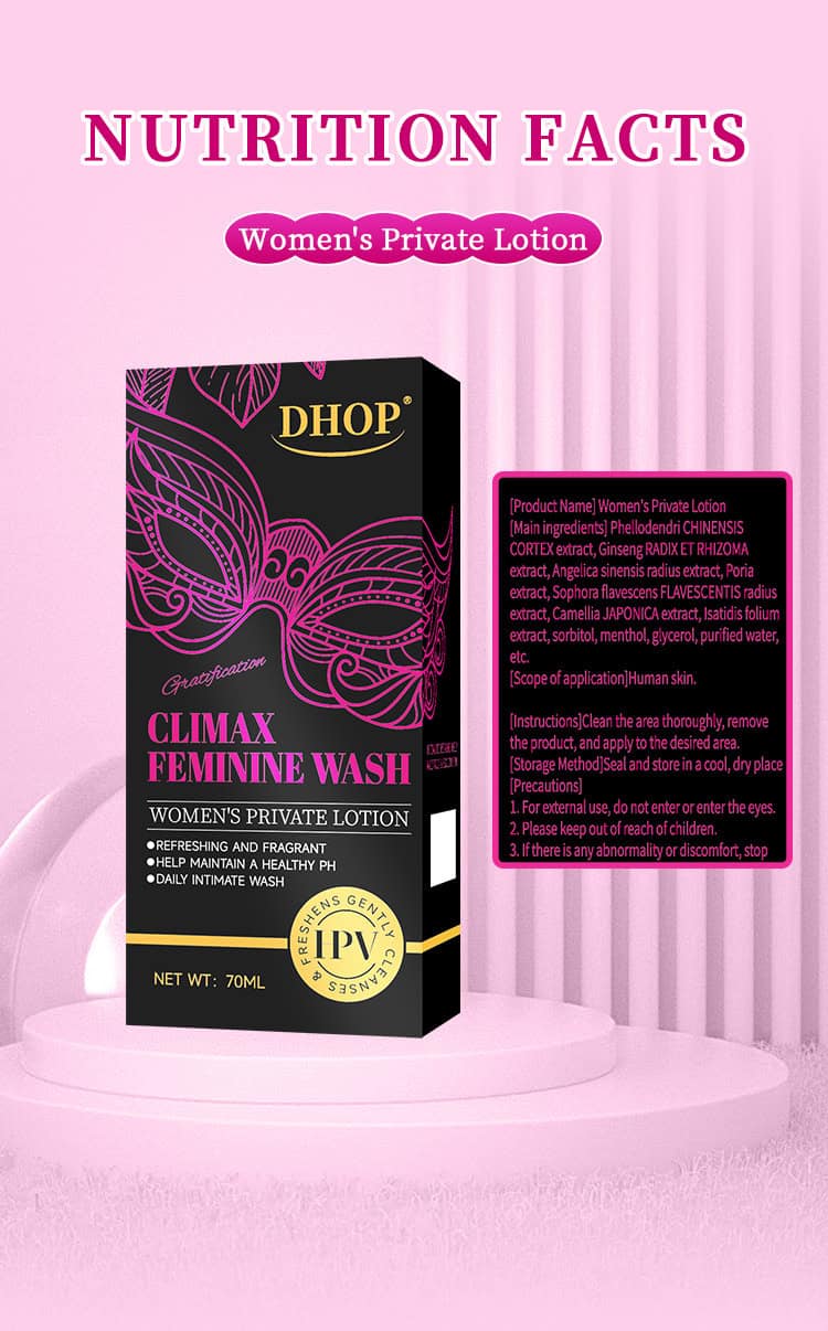 DHOP 女性私密護理精華液 70ml|天然中草藥萃取|溫和滋潤保濕|改善不適感|維持健康平衡 DHOP FEMININEWASH6