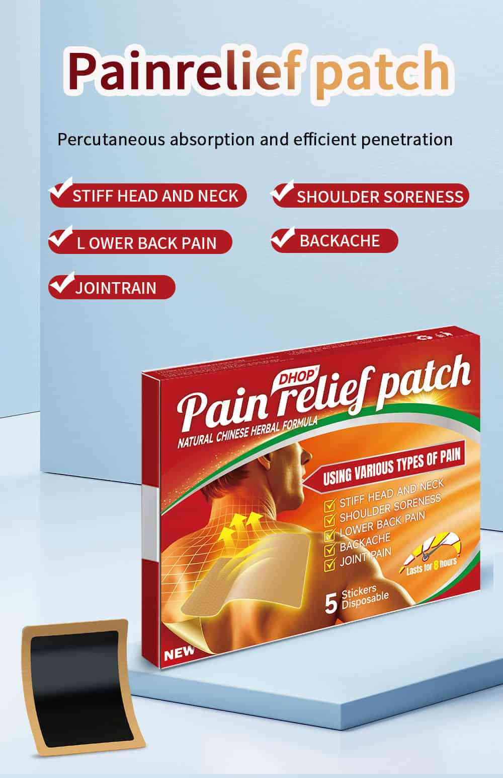 DHOP Pain Relief Patch1