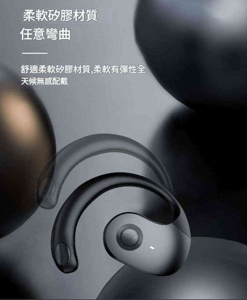 JURGEN LANGE T2 掛耳式藍牙耳機 | 開放式不入耳設計 | 藍牙5.4 | 杜比全景音效 | 46小時續航 | IPX4防水 | 智能觸控 | 運動耳機首選 JURGEN LANGE Bt Earphone 08