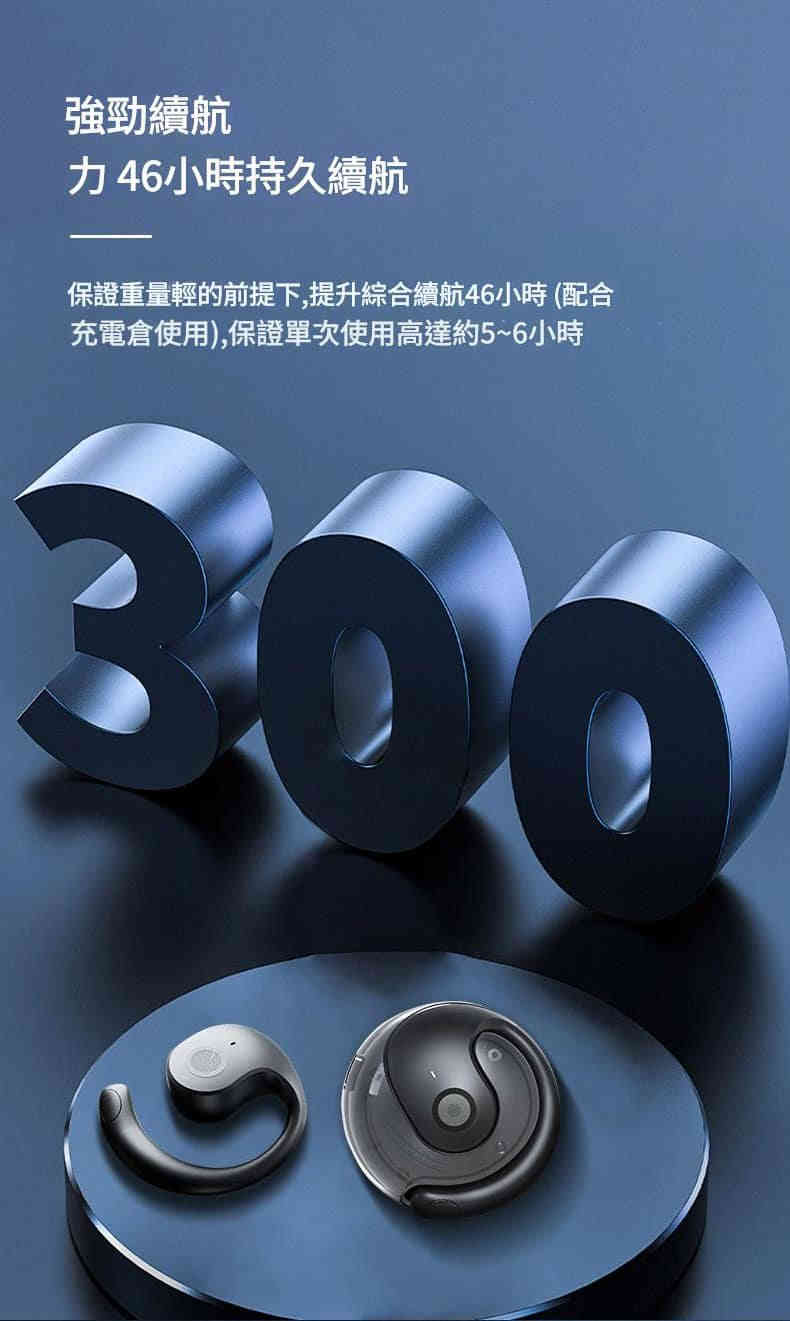 JURGEN LANGE T2 掛耳式藍牙耳機 | 開放式不入耳設計 | 藍牙5.4 | 杜比全景音效 | 46小時續航 | IPX4防水 | 智能觸控 | 運動耳機首選 JURGEN LANGE Bt Earphone 11