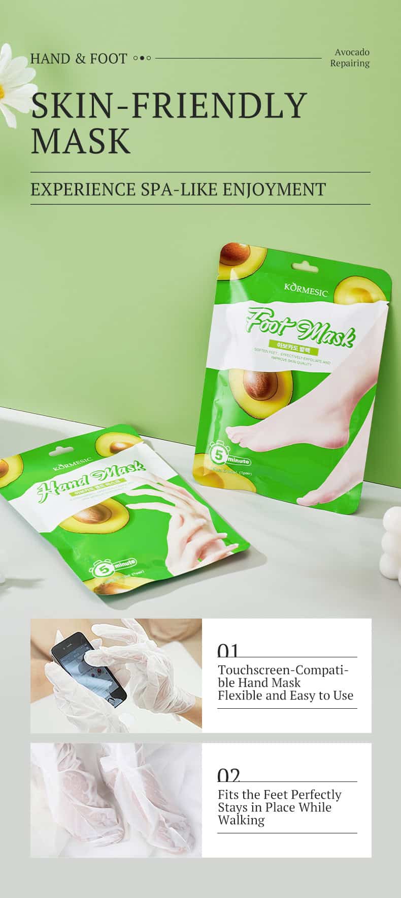 KORMESIC Handfootmask7