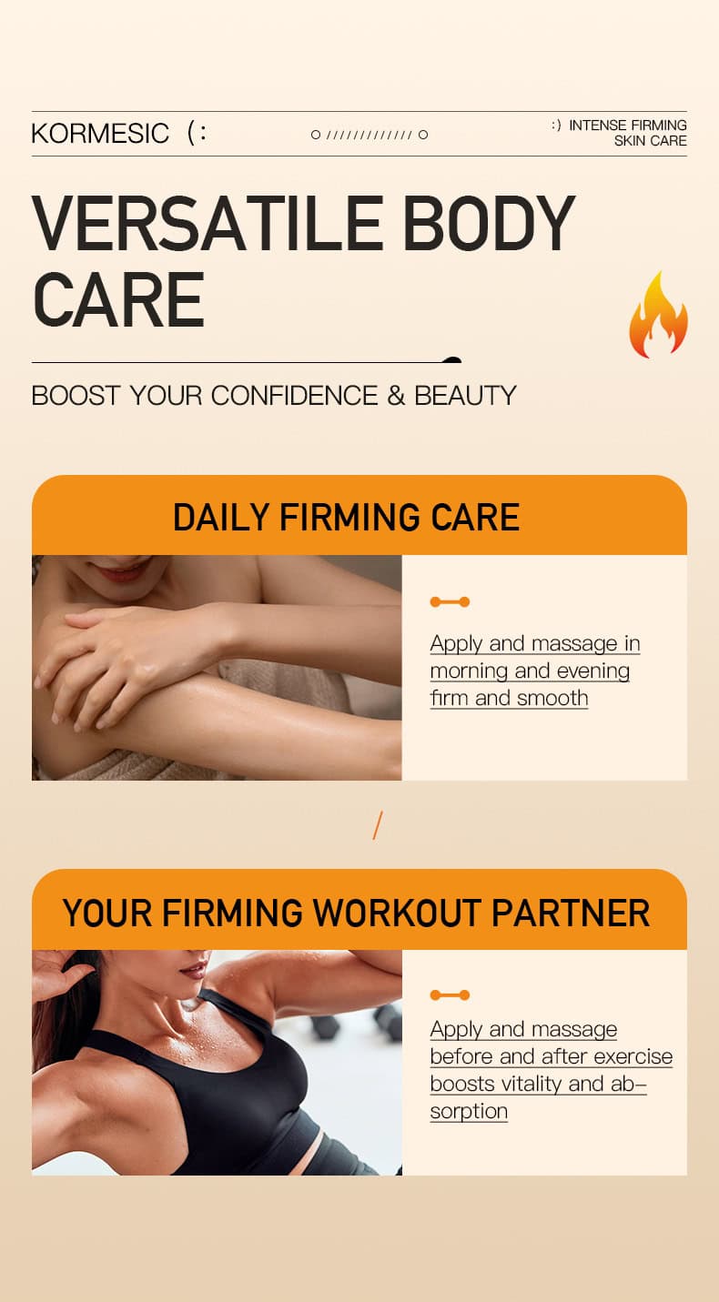 【KORMESIC熱感緊緻霜】雙容量選擇|60g便攜裝/250g家庭裝|運動塑形神器|Botanical植物萃取|熱感燃脂緊緻 KORMESIC Hotcream16