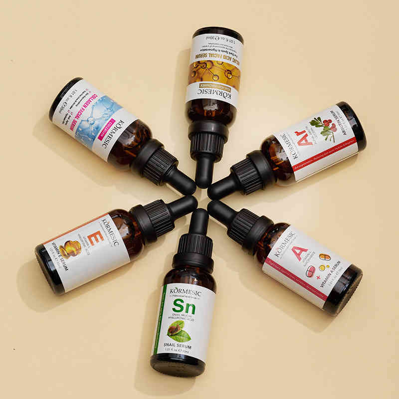 【KORMESIC 專業護理精華系列】6款針對性修護|膠原抗皺・熊果素淡斑・維E抗氧化・蝸牛保濕・曲酸淡斑・視黃醇抗老 Kormesic Serum0