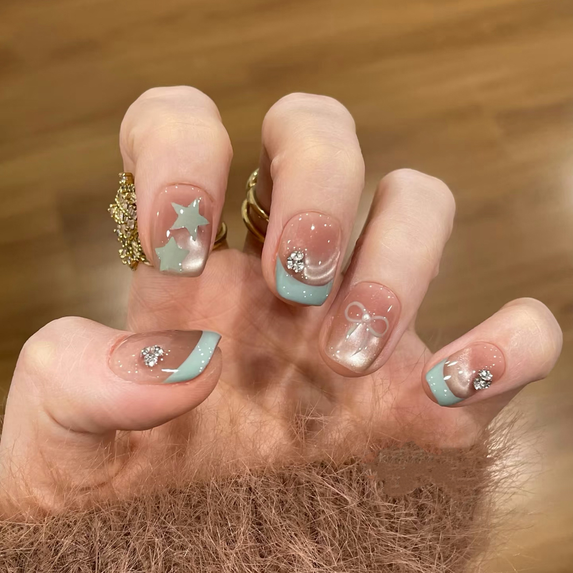 O1CN01pl7PGF1hyym3sqhxm_!!2216994544347-0-cib 【薄荷曼波】溫柔裸粉法色漸變貓眼 - Image 2