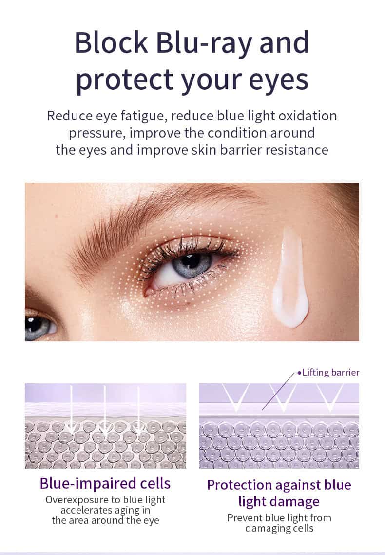 O'CHEAL 抗皺修護眼霜 20g|滾輪按摩頭設計|快速淡紋褪黑眼圈|藍光防護|大小分子玻尿酸 Ocheal ANTI WRINKLE5