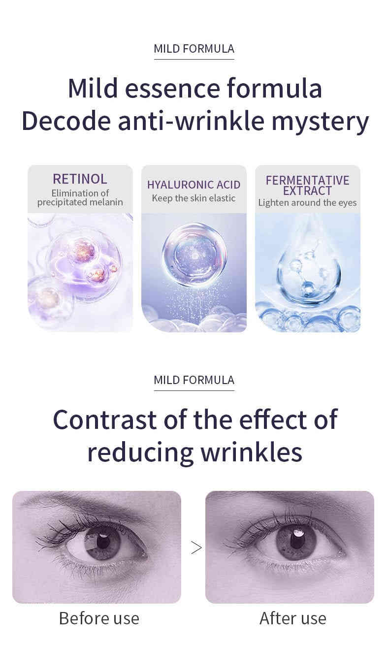 O'CHEAL 抗皺修護眼霜 20g|滾輪按摩頭設計|快速淡紋褪黑眼圈|藍光防護|大小分子玻尿酸 Ocheal ANTI WRINKLE9