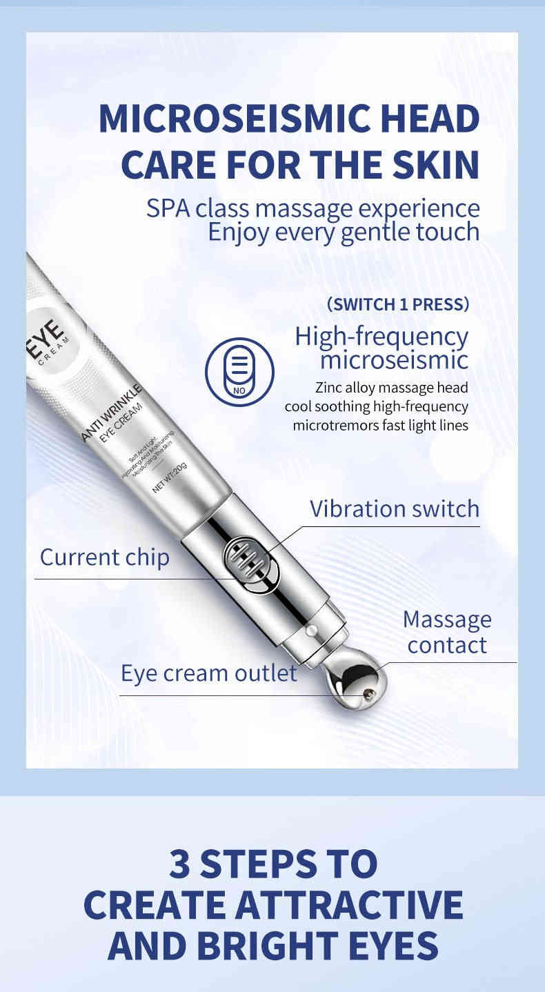 O'CHEAL 微震按摩抗皺眼霜 20g Ocheal MASSAGE EYE CREAM6
