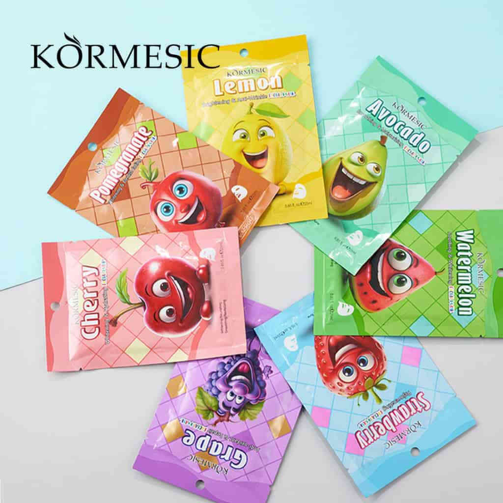 KORMESIC 水果精華面膜系列|天然水果萃取|針對肌膚需求|多功效選擇|亮白補水修復