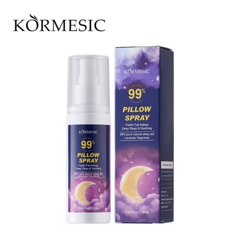 【KORMESIC深睡眠薰衣草枕頭噴霧】99%天然助眠｜快速入睡・提升睡眠質素｜舒緩焦慮・放鬆心神｜90ml