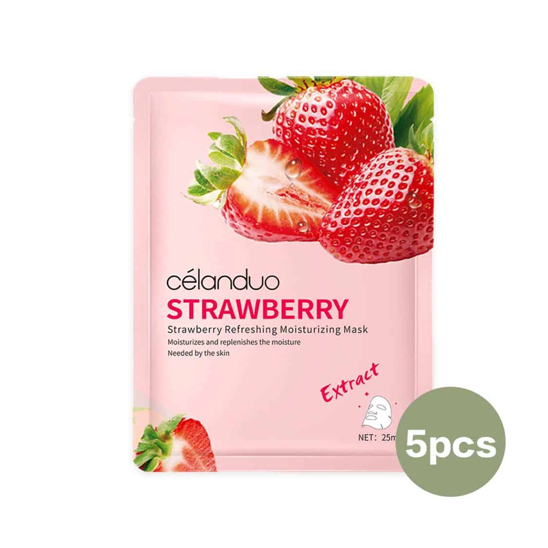 banner3 【CELANDUO 水果花香面膜】6款任選|牛油果/玫瑰/青瓜/草莓/石榴/蜂蜜|深層補水・舒緩亮肌|每片25ml精華 - Image 8