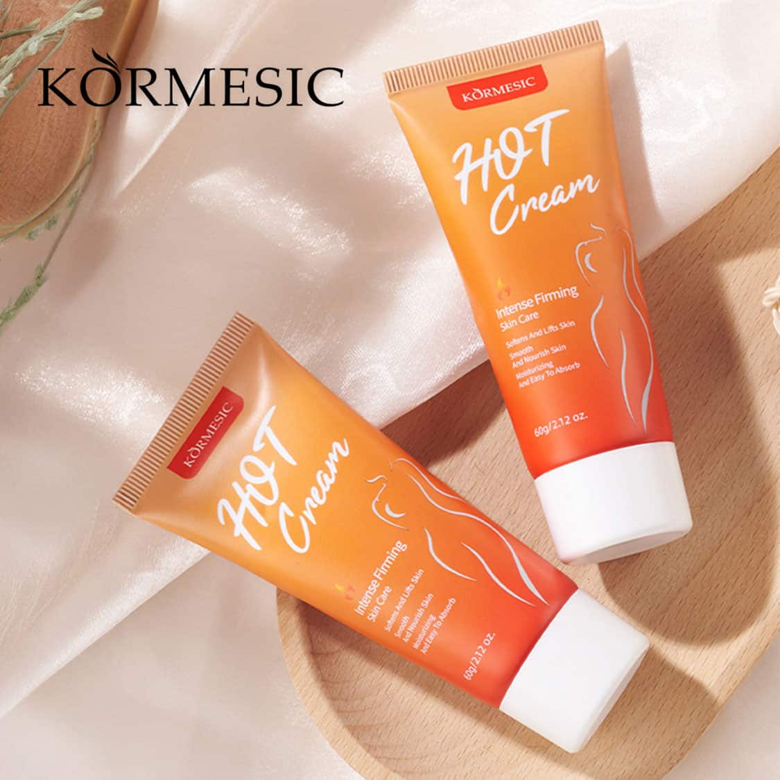 banner3 【KORMESIC熱感緊緻霜】雙容量選擇|60g便攜裝/250g家庭裝|運動塑形神器|Botanical植物萃取|熱感燃脂緊緻 - Image 3