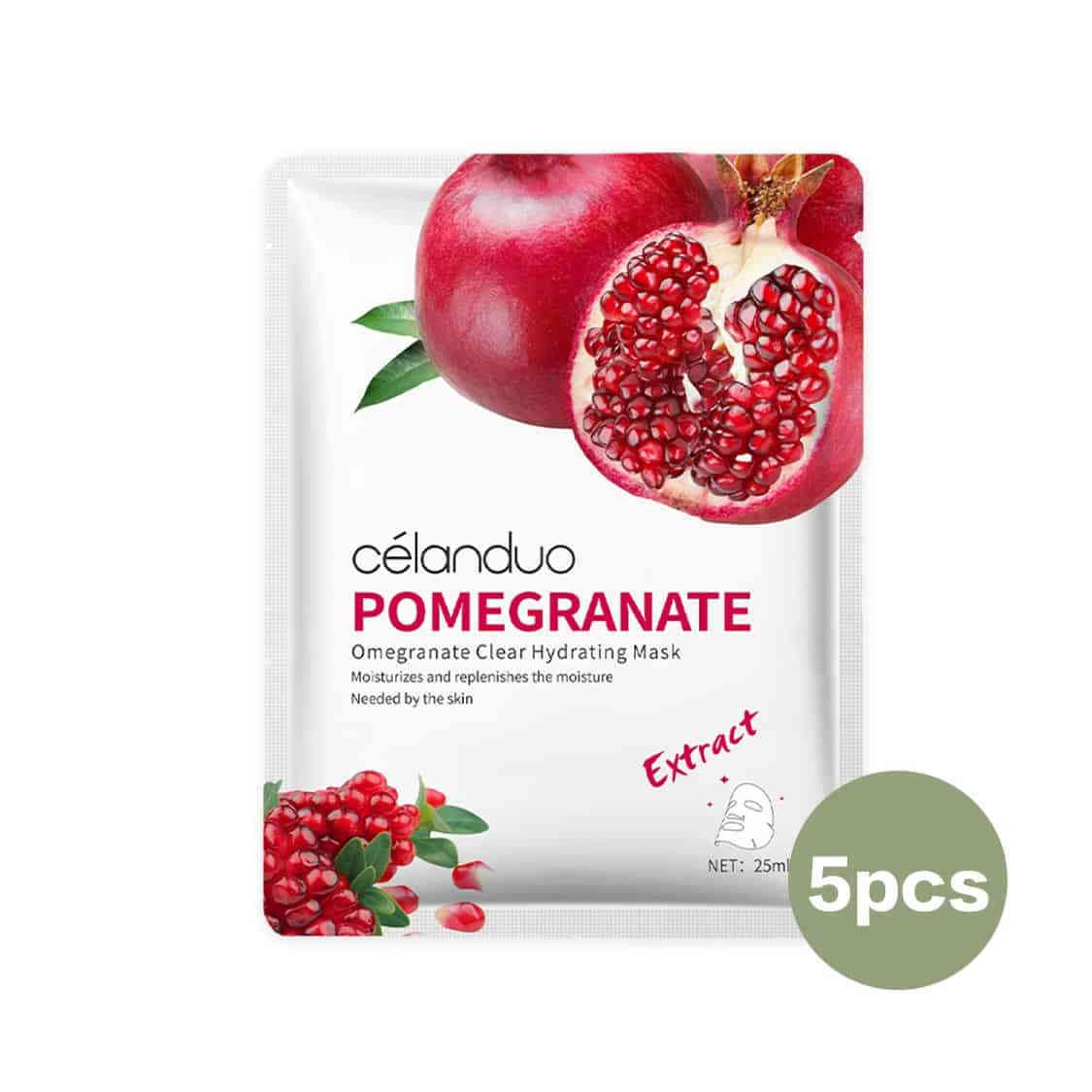 banner4 【CELANDUO 水果花香面膜】6款任選|牛油果/玫瑰/青瓜/草莓/石榴/蜂蜜|深層補水・舒緩亮肌|每片25ml精華 - Image 5