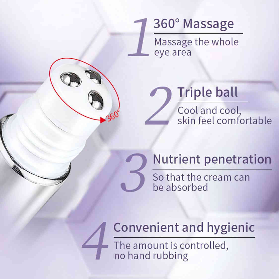 banner5 O'CHEAL 抗皺修護眼霜 20g|滾輪按摩頭設計|快速淡紋褪黑眼圈|藍光防護|大小分子玻尿酸 - Image 5