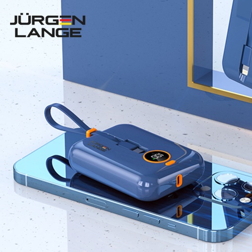 【JURGEN LANGE 超級快充移動電源】PD20W｜66W極速充電｜30分鐘充85%｜自帶二合一快充線｜20000mAh大容量
