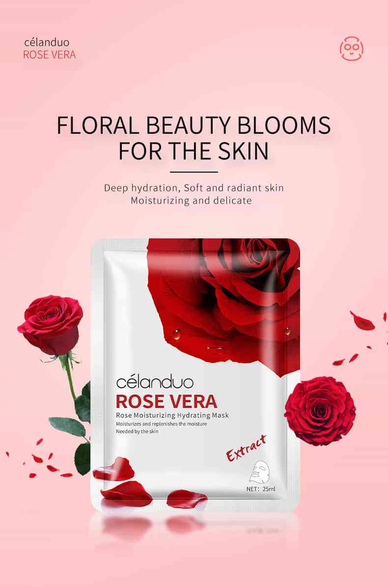 【CELANDUO 水果花香面膜】6款任選|牛油果/玫瑰/青瓜/草莓/石榴/蜂蜜|深層補水・舒緩亮肌|每片25ml精華 Inner 3 1