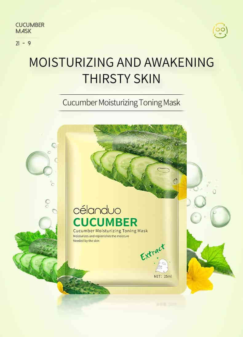【CELANDUO 水果花香面膜】6款任選|牛油果/玫瑰/青瓜/草莓/石榴/蜂蜜|深層補水・舒緩亮肌|每片25ml精華 Inner 4 1