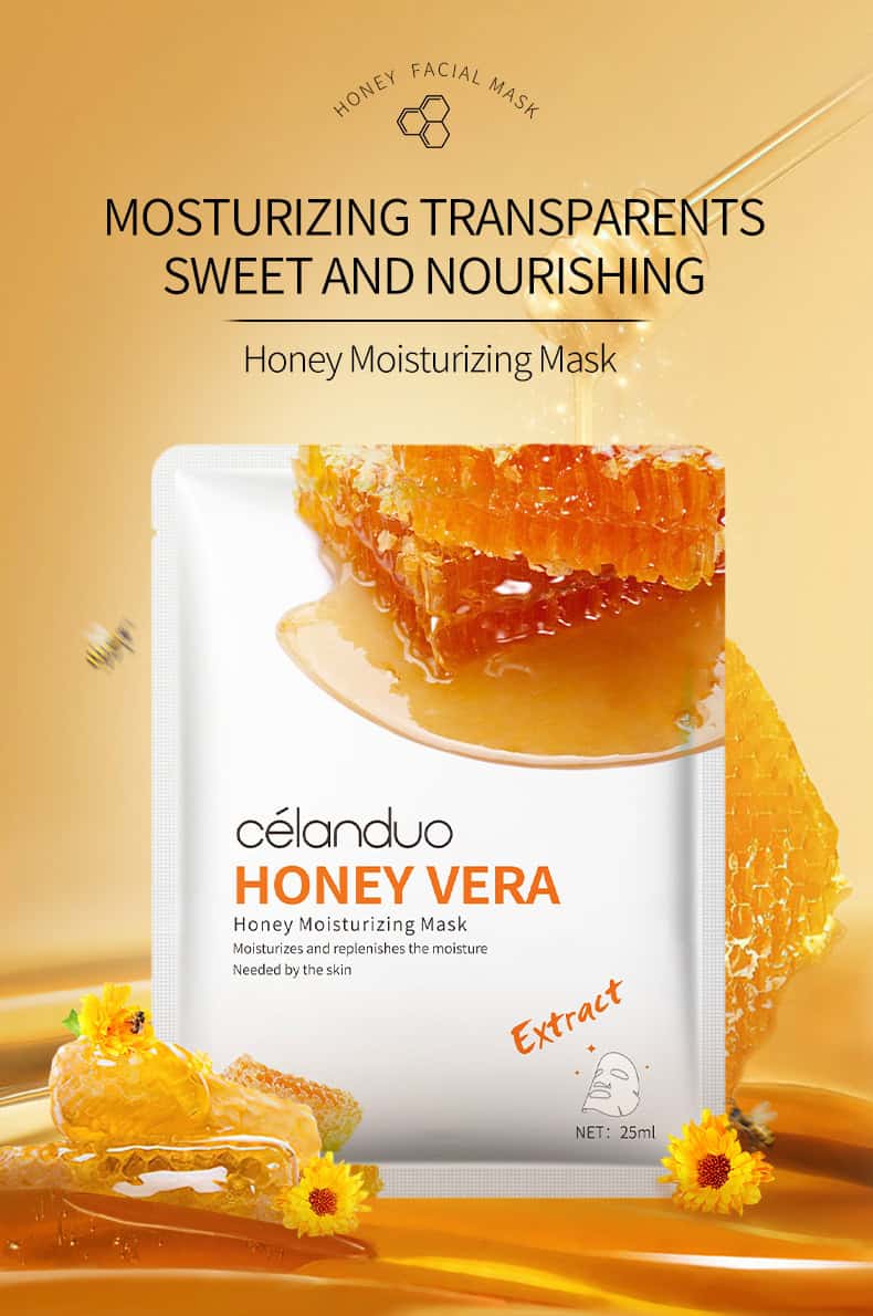 【CELANDUO 水果花香面膜】6款任選|牛油果/玫瑰/青瓜/草莓/石榴/蜂蜜|深層補水・舒緩亮肌|每片25ml精華 Inner 6 1