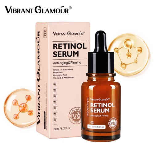 vibrant glamour維他命e加玻尿酸抗老和緊緻肌膚的臉部精華液 30ml/瓶