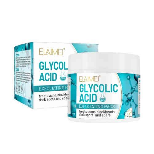 elaimei 30% 乙醇酸去角質棉片 ( 一盒50片)