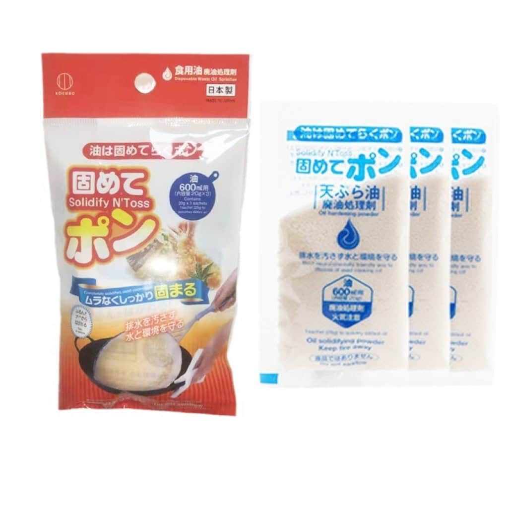 日本kokubo廢油凝固劑 1包3袋