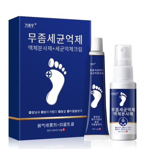 ( 韓國 ) 力克抑制真菌去腳氣腳臭腳癢脫皮爛腳防止腳汗止癢噴霧藥膏 30ml/瓶x2