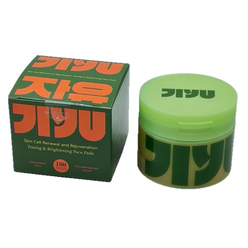 ( 韓國 ）jiyu 蝸牛黏液素+積雪草成份精華肌膚細胞更新與活化調理美白化妝棉片（ 一盒100片)