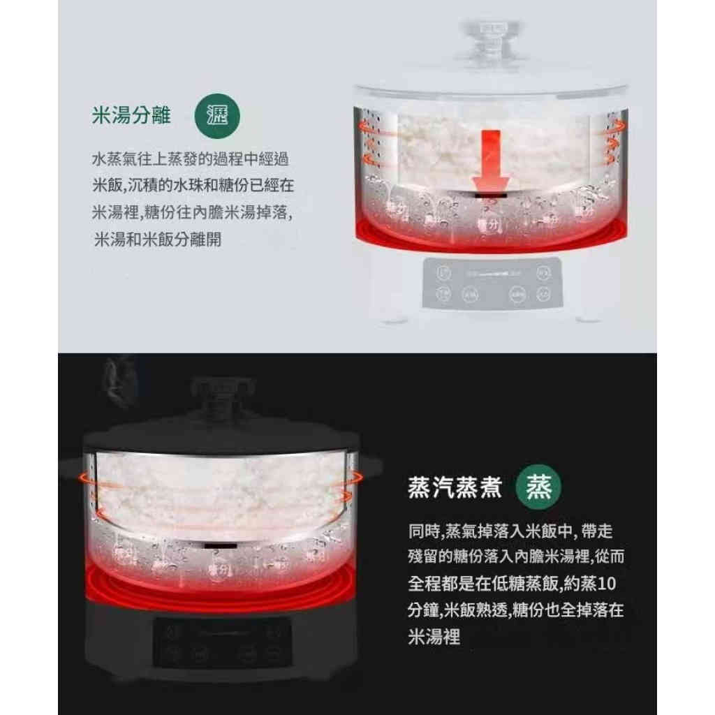 「智能升降養生鍋」一鍵蒸煮瀝，低糖米飯×火鍋歡聚，健康美味輕鬆上桌！