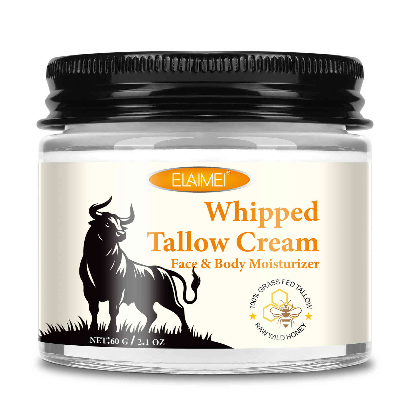 elaime 野生蜂蜜臉部及身體保濕霜 60g/瓶