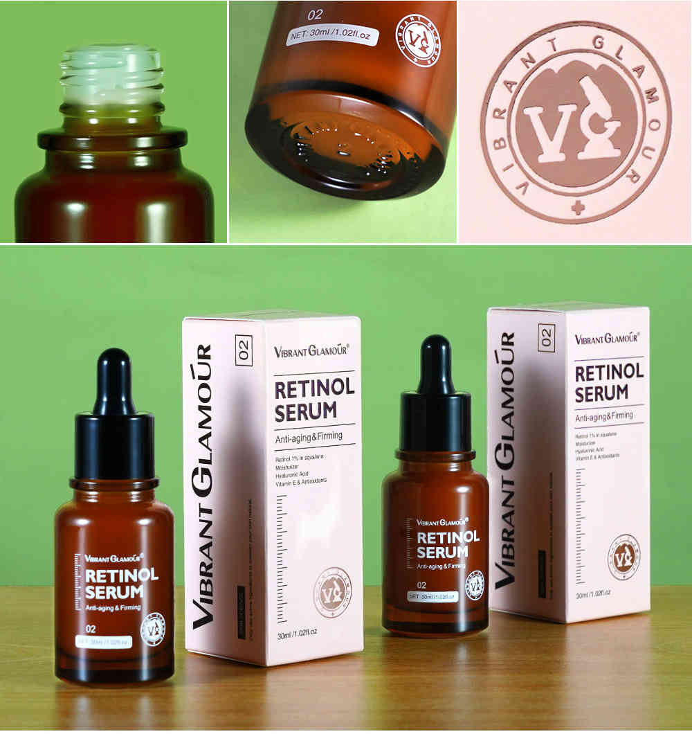 vibrant glamour維他命e加玻尿酸抗老和緊緻肌膚的臉部精華液 30ml/瓶